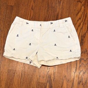 ☠️ J.Crew Chino City Fit Shorts • White • Size 6